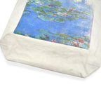 1990s Stafford Blaine Monet Water Lilies Art Tote Bag...