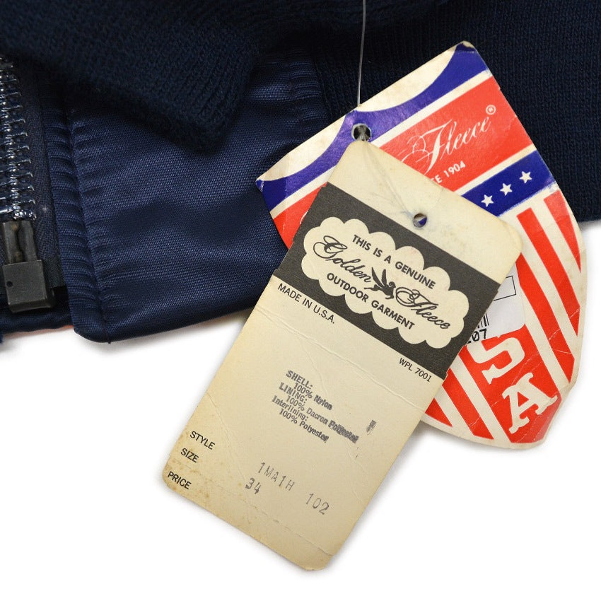 1980's DEADSTOCK I.SPIEWAK & SONS, INC. MA-1 FLIGHT JACKET ... 34