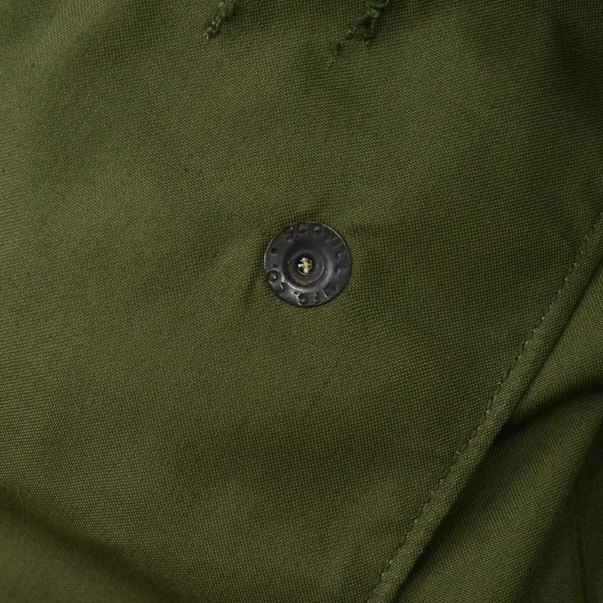 1970s Deadstock US Army Parka, Men's, M-65, Aluminum Zipper... X-Small