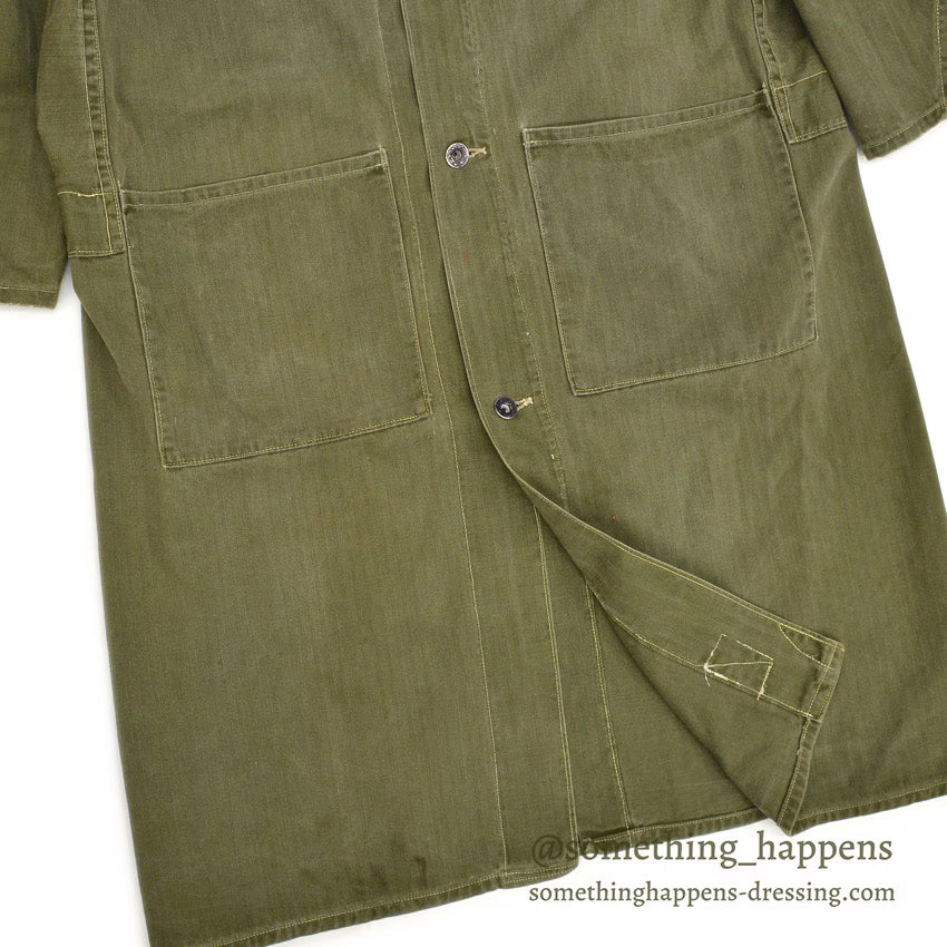 1940's U.S.M.C. HBT MECHANICS COAT ... Fits like 36
