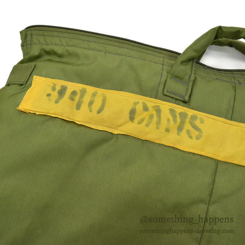 1980's USAF BAG, FLYER'S, HELMET STENCIL...