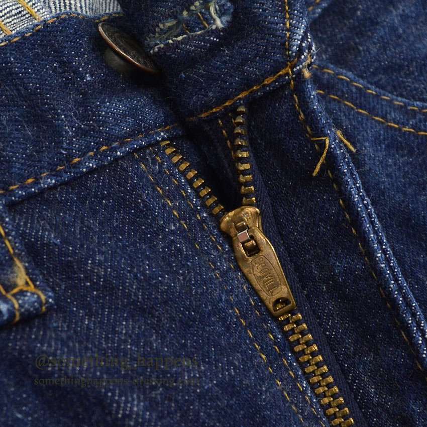 1960's LEVI'S 606 BIG-E DENIM PANTS MINT... W32 L31