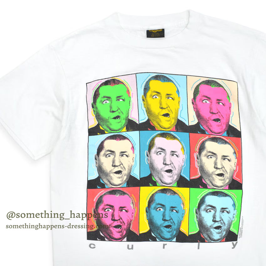 1990's CHANGES CURLY Andy Warhol PRINT T-SHIRT ... L