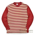 1970's TOWNCRAFT WHITE & RED BORDER L/S T-SHIRT ... L