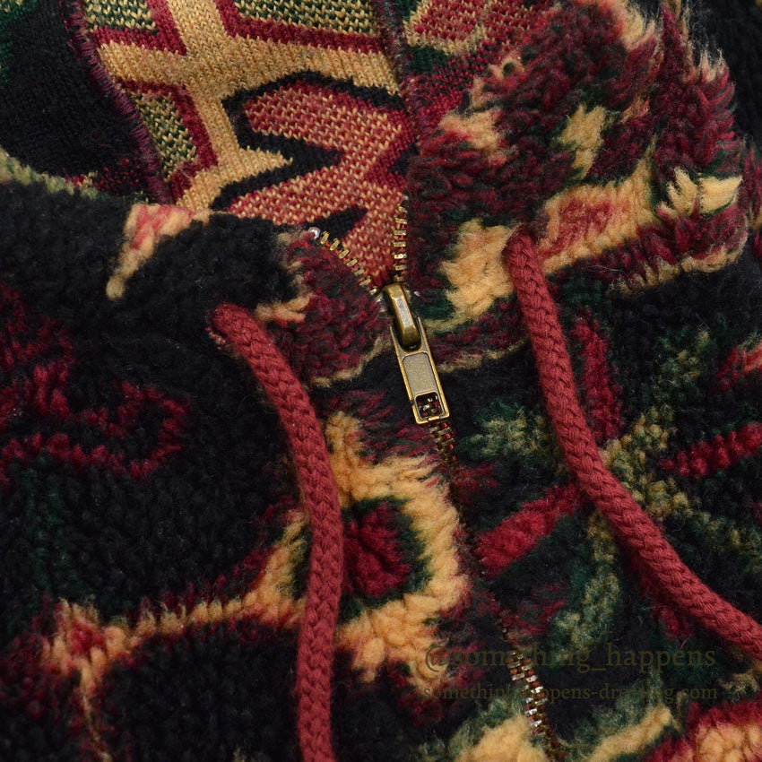 〜1990's MY-T POPCORN FLEECE PULLOVER JACKET ... M