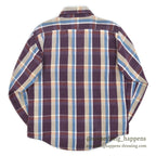 1970's〜 FIVE BROTHER PLAID FLANNEL SHIRT ... M