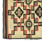 c.1930's NAVAJO RUG CROSS AND STEPPED DIAMOND PATTERN ... 168cm×118cm