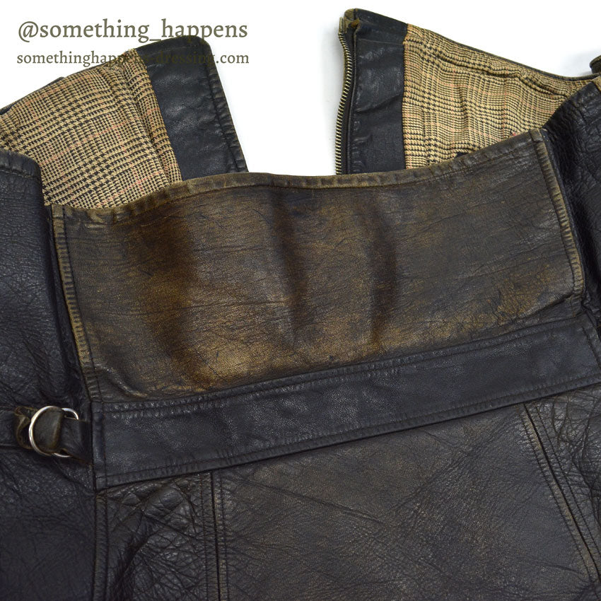 1930's TWO TONE HORSEHIDE LEATHER SPORTS JACKET ...