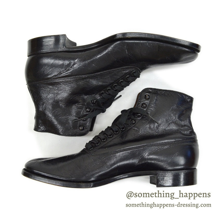 1920's~ UNITED STATES RUBBER COMPANY LEATHER SHOES WITH BOX...