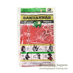 1960s DEADSTOCK ELEPHANT BRAND BANDANA RED ORIGINAL PACKAGE ... 2 pieces
