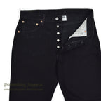 DEADSTOCK Levi's 501 BLACK DENIM PANTS Made in COLOMBIA... W33 L32