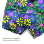1970's GERRY HIPPIE FLOWER PATTERN ALL OVER PRINT DOWN JACKET...