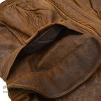 1980's BANANA REPUBLIC PHOTOJOURNALIST LEATHER VEST ... M