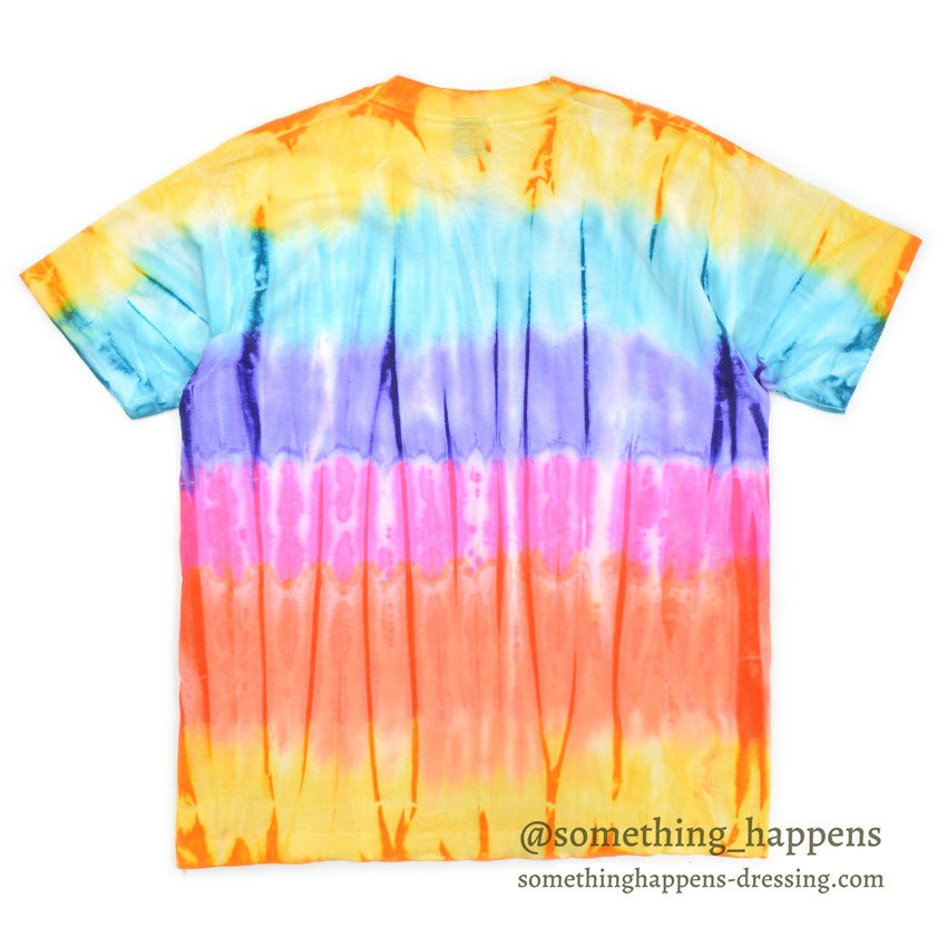1990's SCREEN STARS BEST BORDER TIE DYE T-SHIRT ... XL