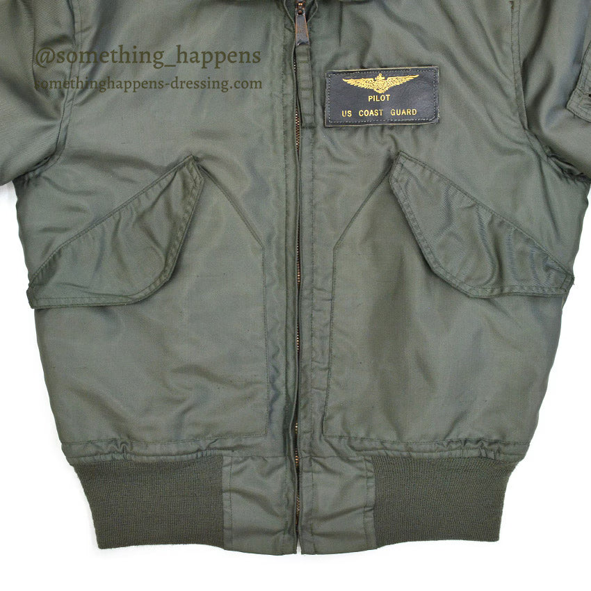 1970's USCG CWU-36/P SUMMER FLIGHT JACKET ... Fits like S
