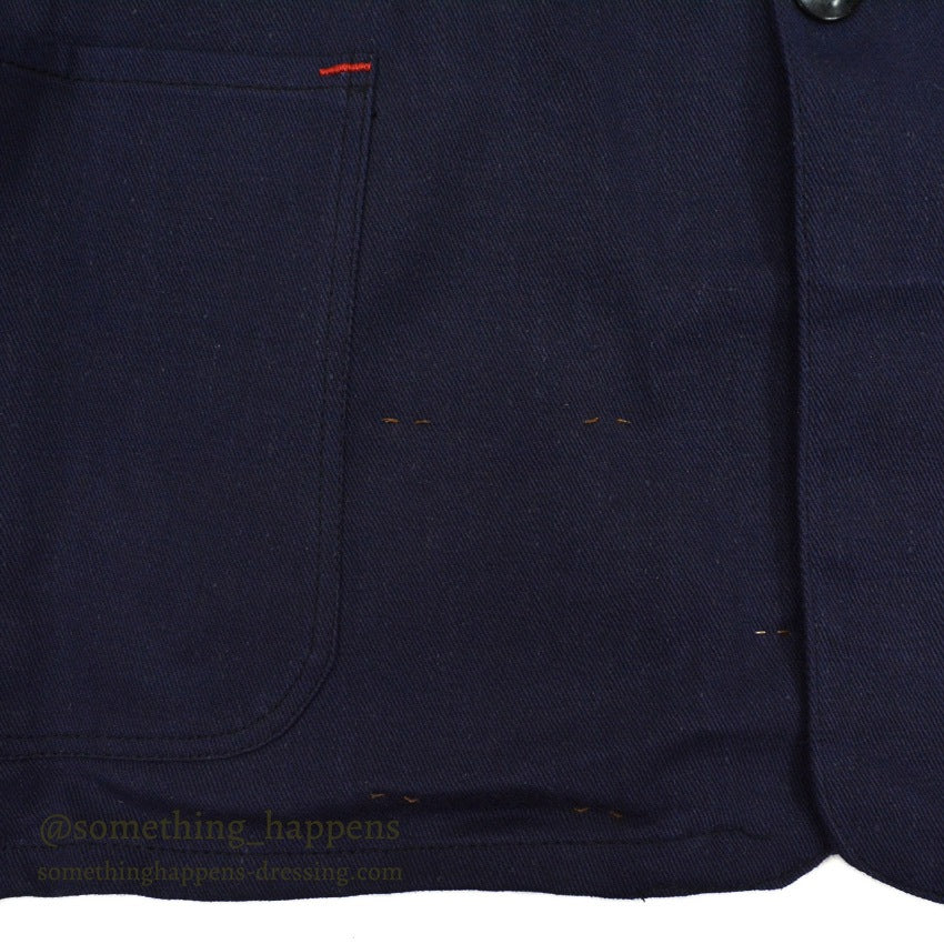 ~1960's DEADSTOCK CARHARTTS OVERALLS DARK NAVY WORK JACKET EURO... 42