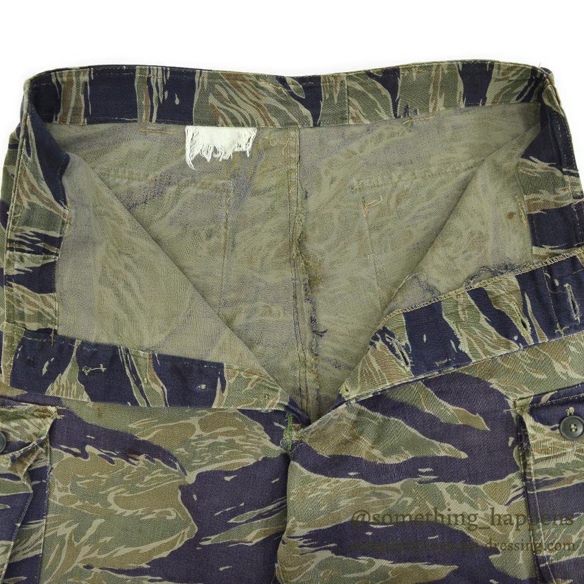 1960's~ VIETNAM TIGER STRIPE PANTS...