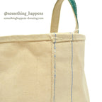 1980's LLBEAN BOAT AND TOTE GREEN... LARGE
