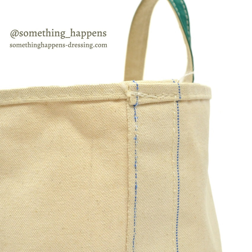 1980's LLBEAN BOAT AND TOTE GREEN... LARGE