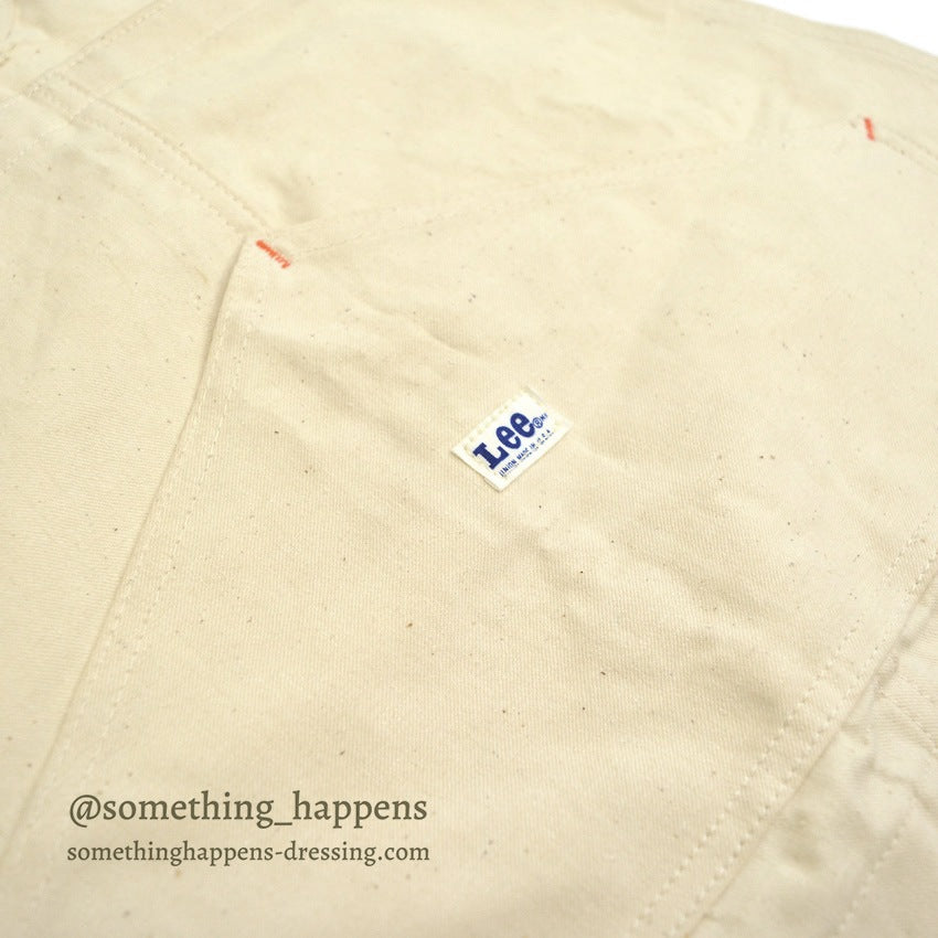 1970s Lee Off-White Overalls, No Wash, Mint... W39/L33