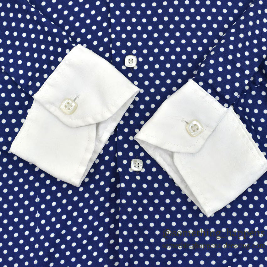〜1980's HAMPSHIRE HOUSE BY VAN HEUSEN POLKA DOTS SHIRT ... 16-33