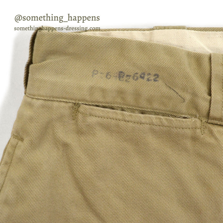 1950's USARMY TROUSERS MEN'S, COTTON UNIFORM TWILL... W31/L30
