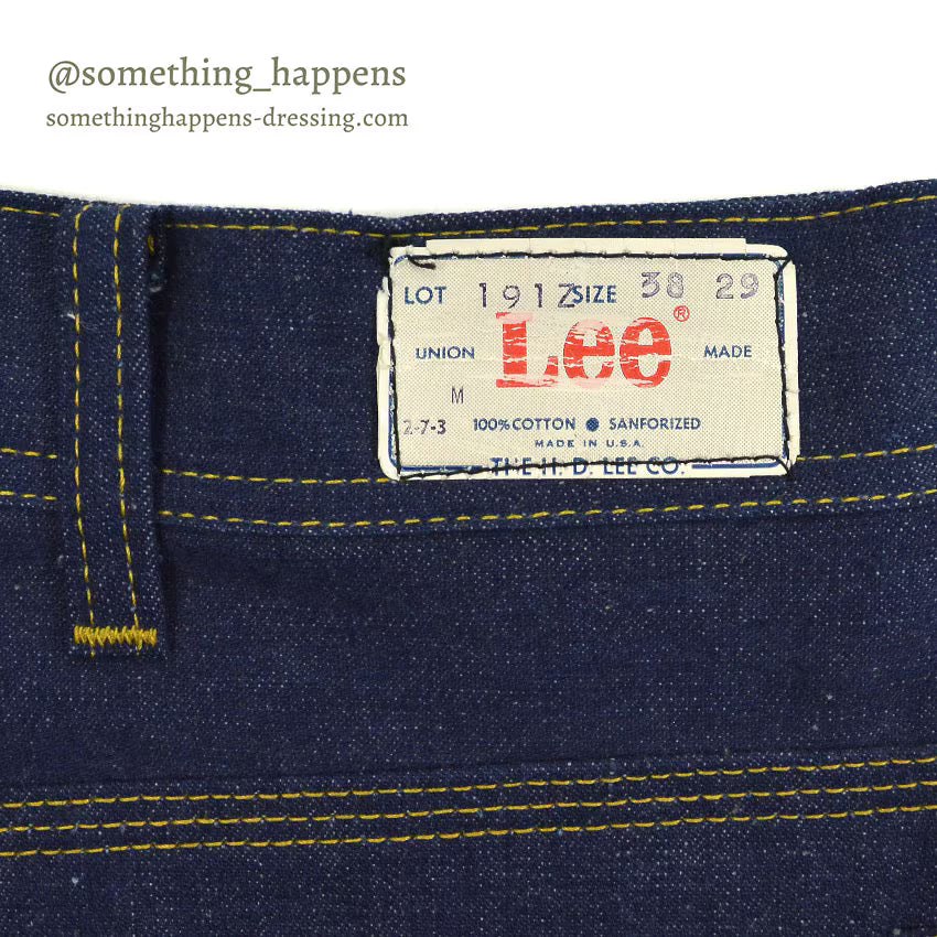 1960's DEADSTOCK Lee 191Z JELT DENIM PAINTER PANTS... W38/L29