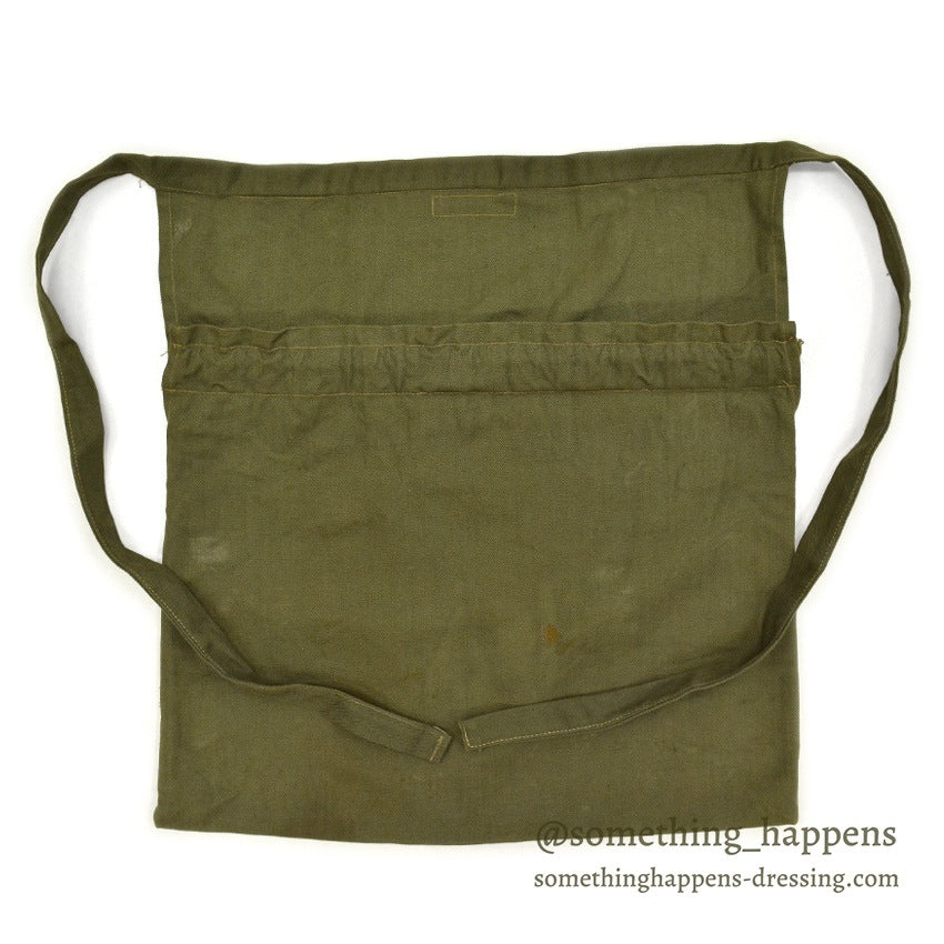 1940's AMERICAN RED CROSS WW2 HBT APRON DITTY BAG...