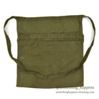 1940's AMERICAN RED CROSS WW2 HBT APRON DITTY BAG...