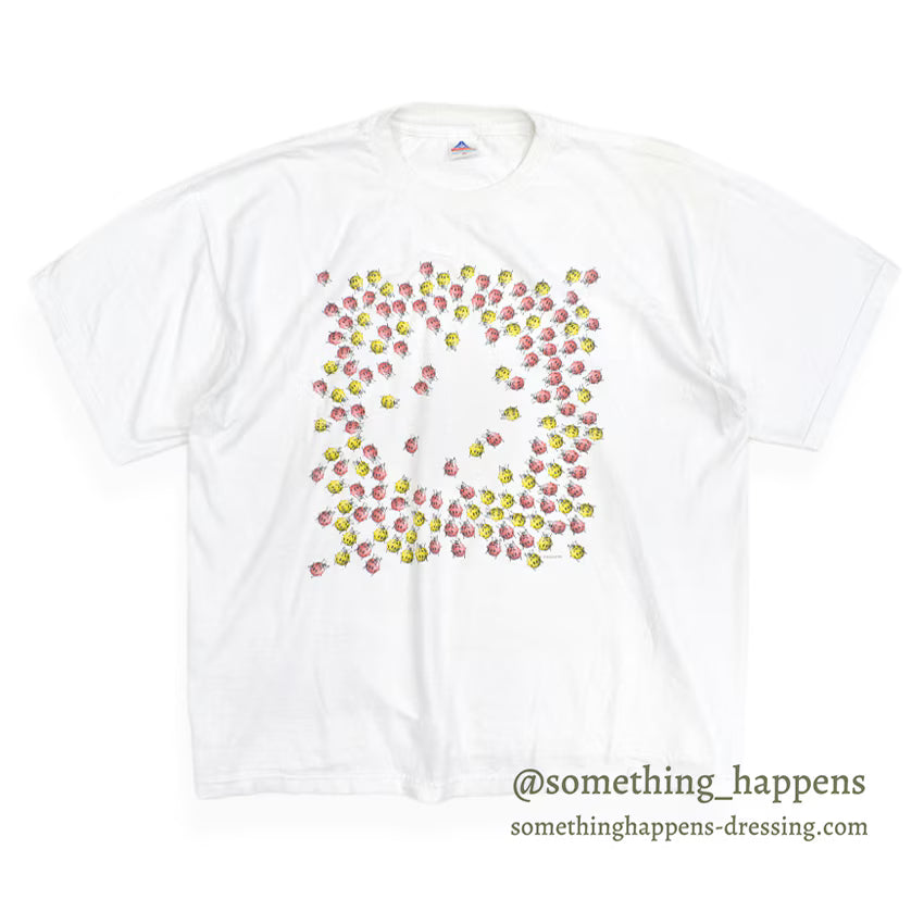 1990's AAA LADYBUGS PEACE ART PRINT T-SHIRT ... XXL
