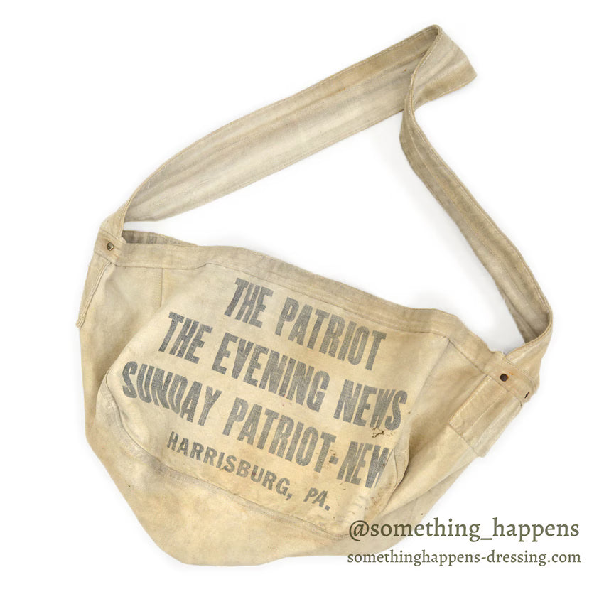 1950's〜 'SUNDAY PATRIOT-NEWS' NEWS PAPER BAG ...
