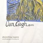 1990's Van Gogh THE STARRY NIGHT ART PRINT T-SHIRT... Fits like L