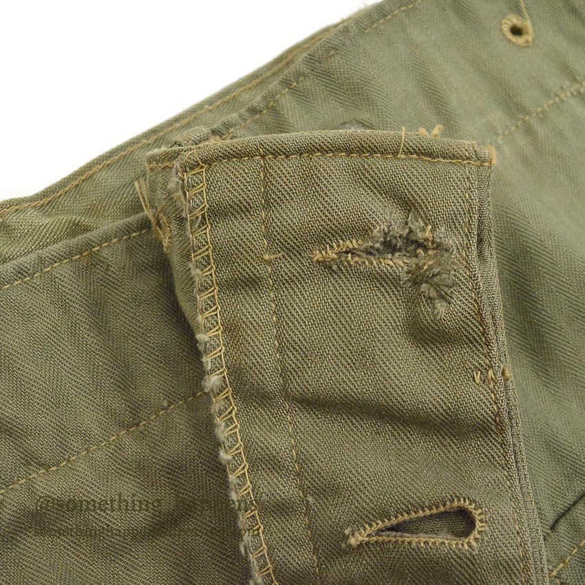 1940's U.S.M.C. WW2 M-44 HBT TROUSERS ... W32/L30