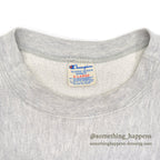 1980's CHAMPION POST COLLEGE REVERSE WEAVE SWEAT SHIRT... XL