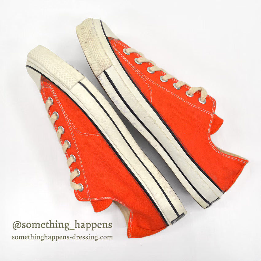1970's DEADSTOCK CONVERSE CHUCK TAYLOR LO ORANGE... 12