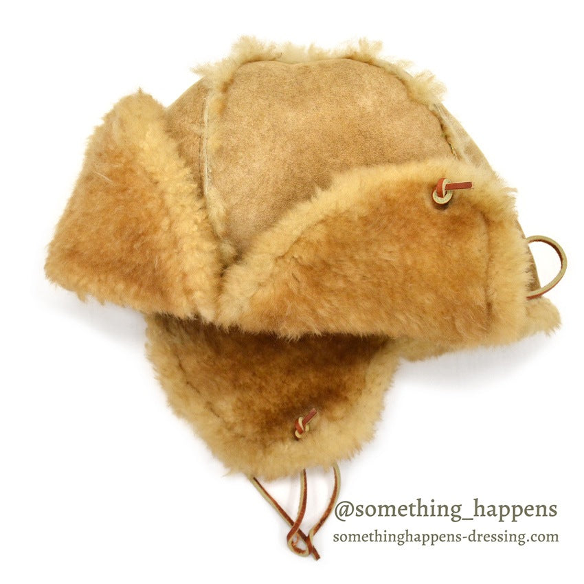 1980's L.L.BEAN SHEARLING HAT ... S