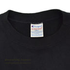 1990's CHAMPION PLAIN BLACK REVERSE WEAVE SWEAT SHIRT ... SMALL