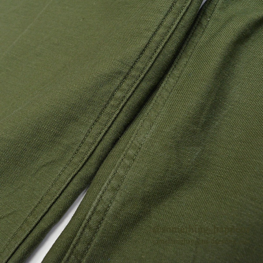 1960's U.S.ARMY TROUSERS, MAN'S COTTON SATEEN OG-107, TYPE-I 2 ... W32/L31