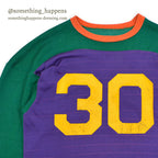 1970's CHAMPION CRAZY COLOR FOOTBALL SHIRT... L