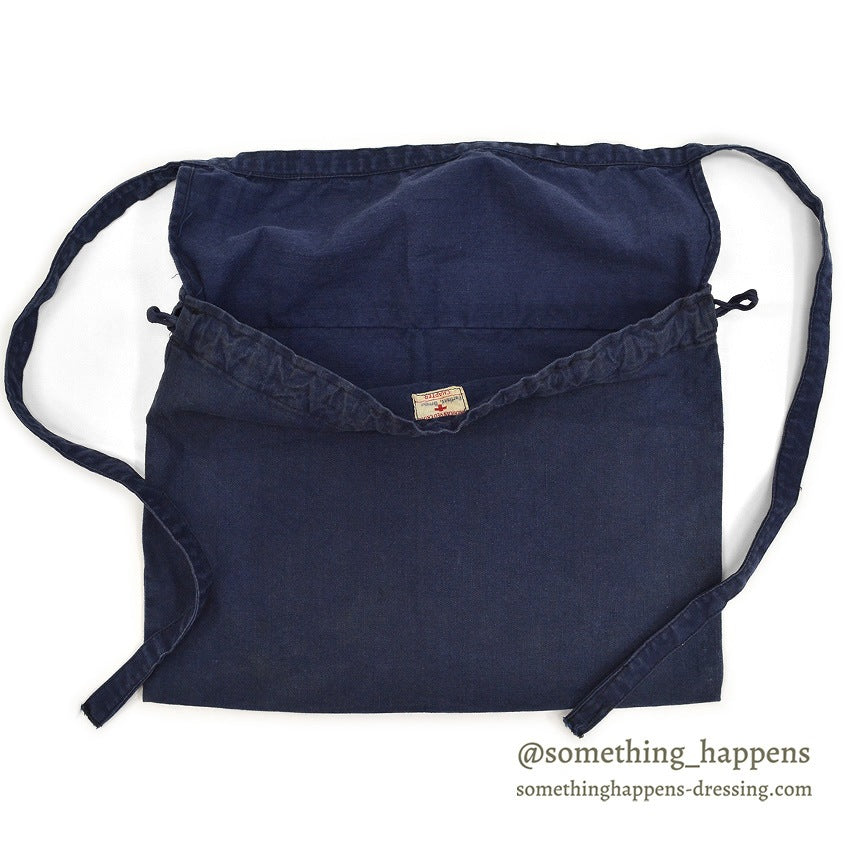 1940's AMERICAN RED CROSS WW2 COTTON APRON DITTY BAG NAVY...