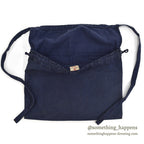 1940's AMERICAN RED CROSS WW2 COTTON APRON DITTY BAG NAVY...