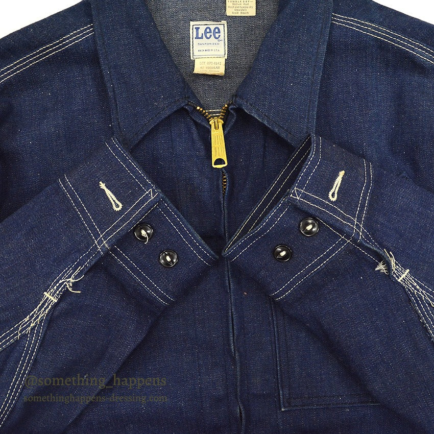 1970's DEADSTOCK LEE 91-B DENIM JACKET... 42R