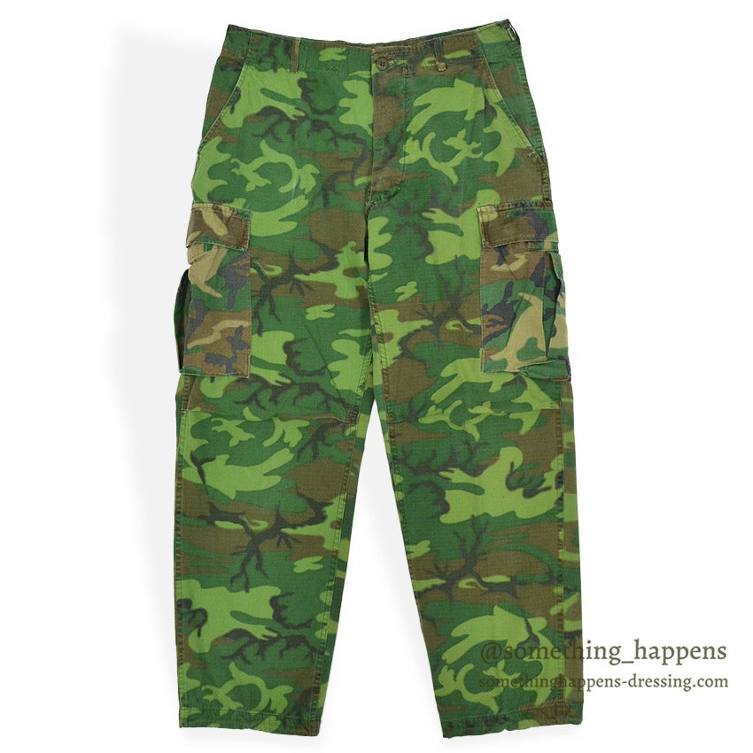 1970's USARMY ERDL MIX LEAF PANTS... MEDIUM-REGULAR