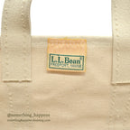 1980's LLBEAN CANVAS GARDEN TOTE MINT...