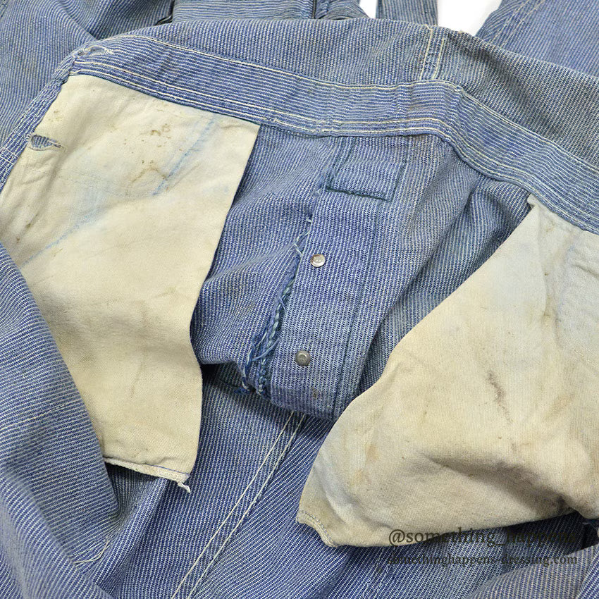 1940's Lee 96-SB PIN STRIPE OVERALL ... W40/L27
