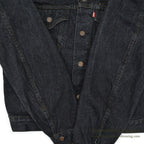 1980's Levi's 70506-0259 BLACK DENIM JACKET... 42R