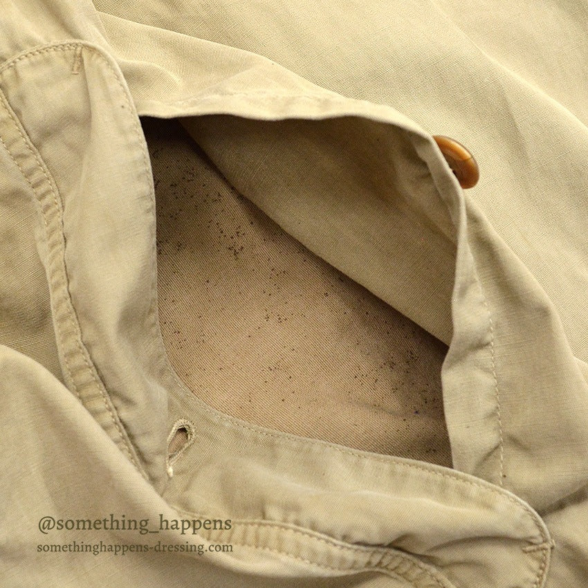 1950's LLBEAN COTTON POPLIN HUNTING VEST BIG SIZE...