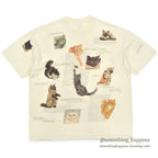 1990's REL-E-VANT PRODUCTS CAT PRINT T-SHIRT ... XX-LARGE