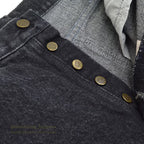 1980's Lee 200 BLACK DENIM PANTS...W33/L30