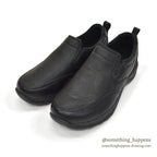 LLBEAN COMFORT BLACK LEATHER MOC SHOES ... 8 MEDIUM